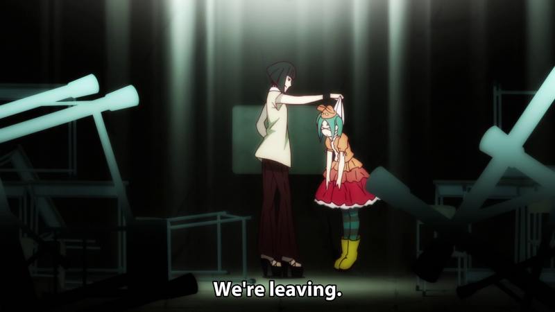 Yozuru treats Yotsugi a lot like a doll. It’s funny.